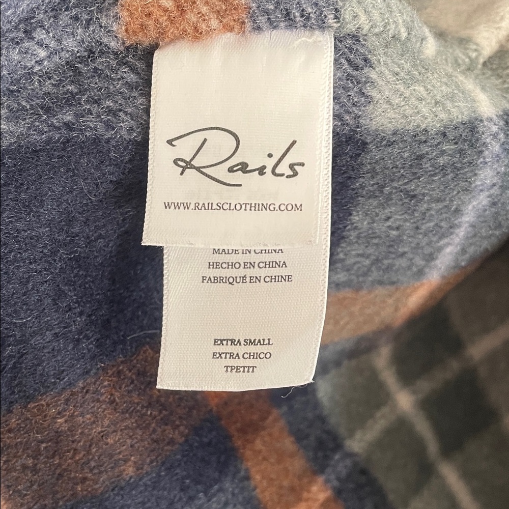 Rails Plaid Button-Up Coat - Picture 3 of 7